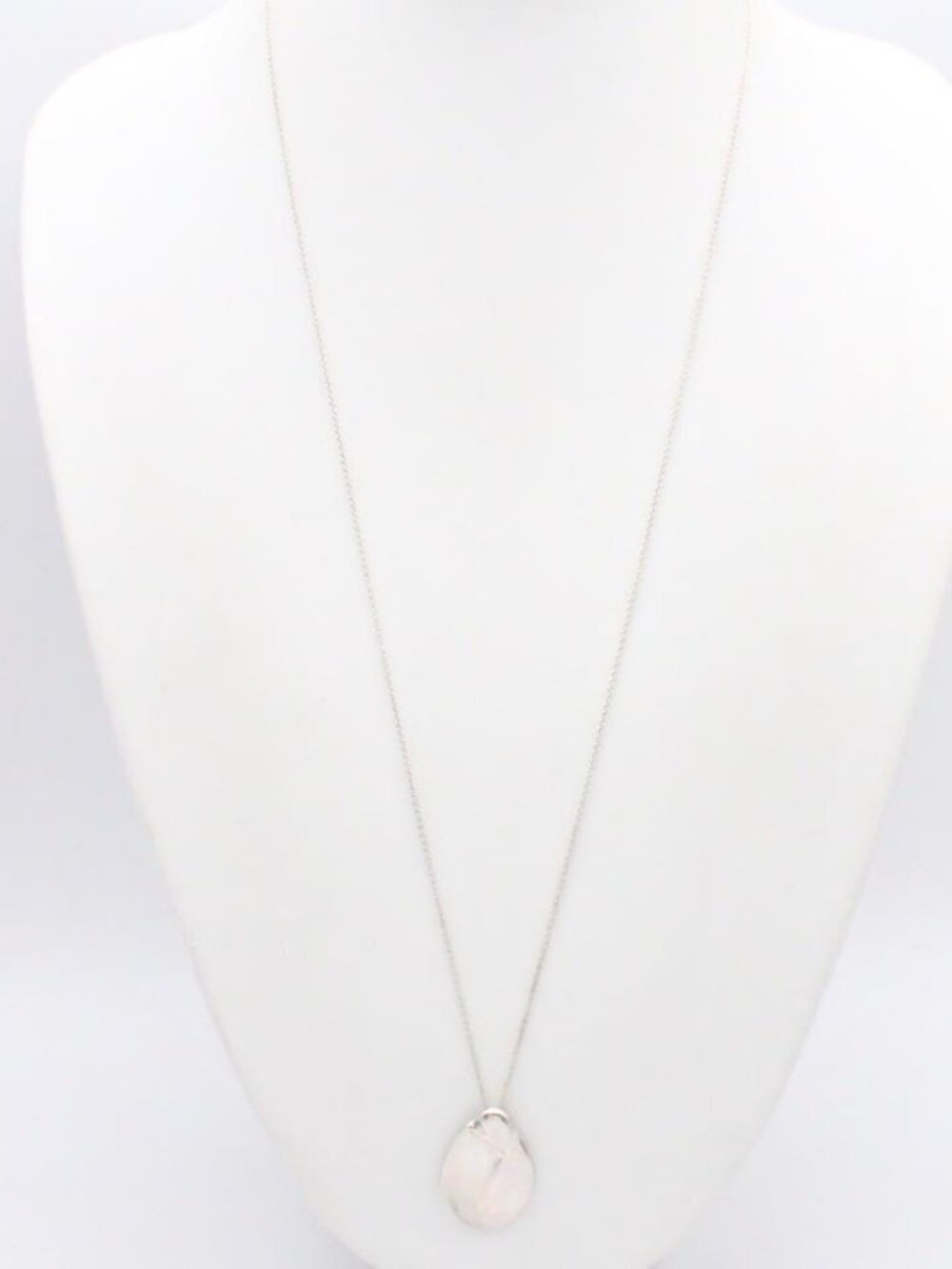 Tiffany & Co. Elsa Peretti Large Madonna Necklace 925 28"